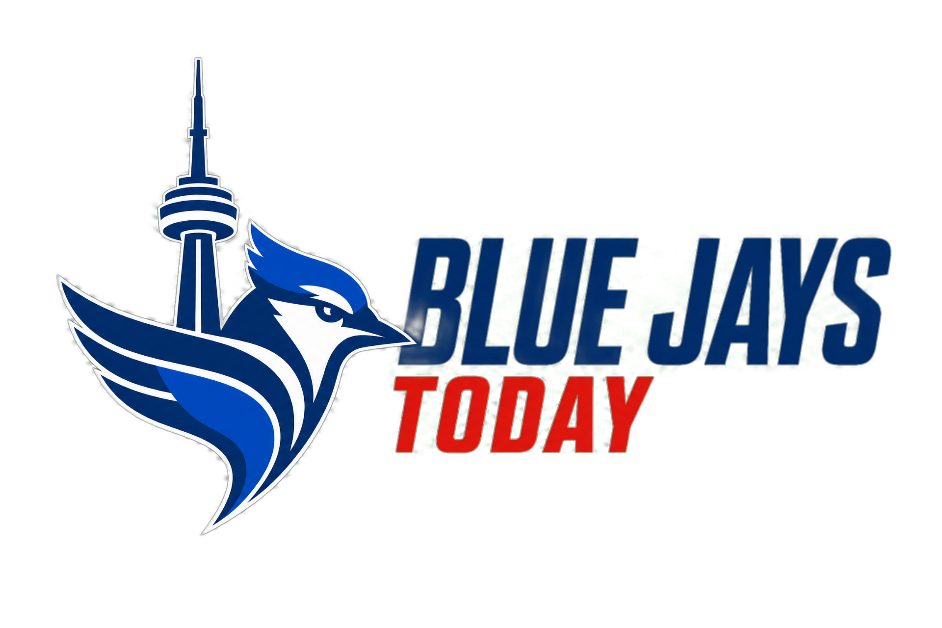 Blue Jays Today logo — blue jay with CN Tower